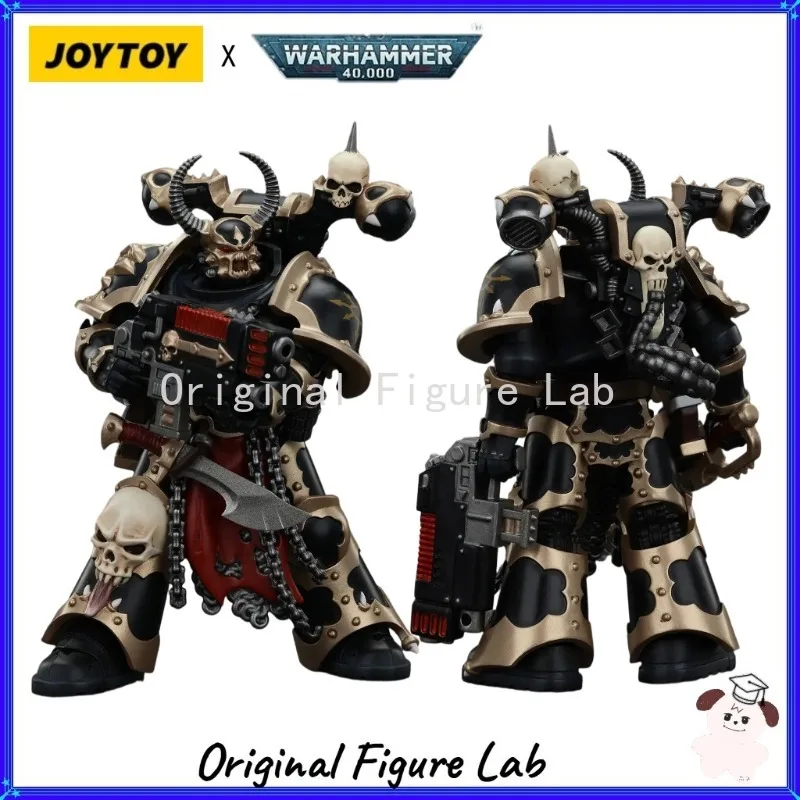 In Stock Original JOYTOY Warhammer 40K Chaos Space Marines Black Legion Chosen with Combi-melta and Chainsword Toys Models Gifts