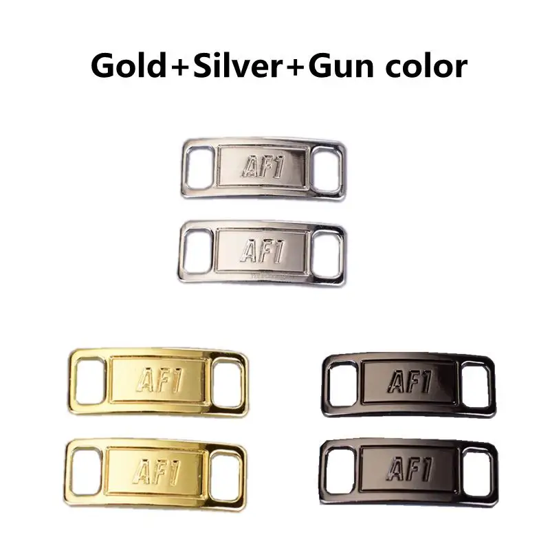 8PCS AF1 Diamant Schuh Charms Mode Schnürsenkel Schnalle Qualität Metall Schnürsenkel Dekorationen Chapa Air Force Schuhe Zubehör eins – Detail 7