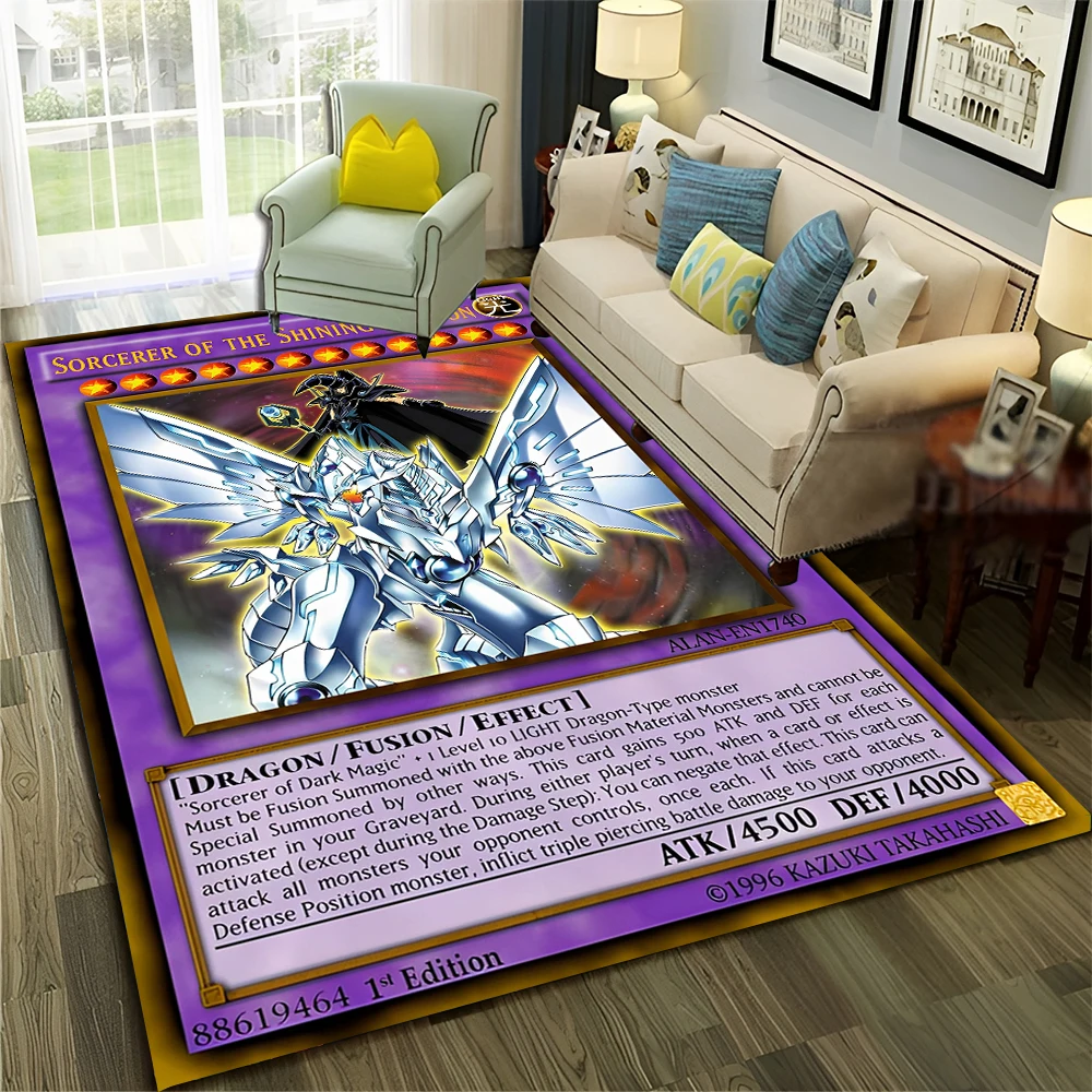 yugioh card rugs YuGiOh! Anime Area Rugs 60x39 Inch,Easy Clean Non-Shedding Stain Resistant  Living Room Bedroom Area Rug,Soft Carpet,Decorative Rug for Indoor Outdoor  : Amazon.sg: Home