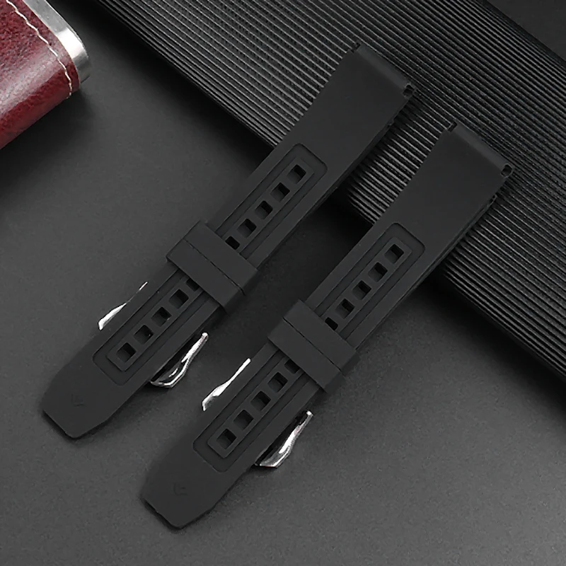 CC5001 High Quality Schubert Titanium Rubber Watchband for Citizen CC5006 CC5001-00W CC5006-06L CC5005-68Z Bracelet 22mm Strap