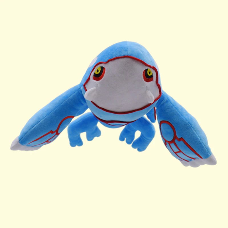 Pokemon Kyogre Plush Doll Anime Peripheral Blue Pillow Cute Sofa Decoration Ornaments Children's Comfort Toy Christmas Gift