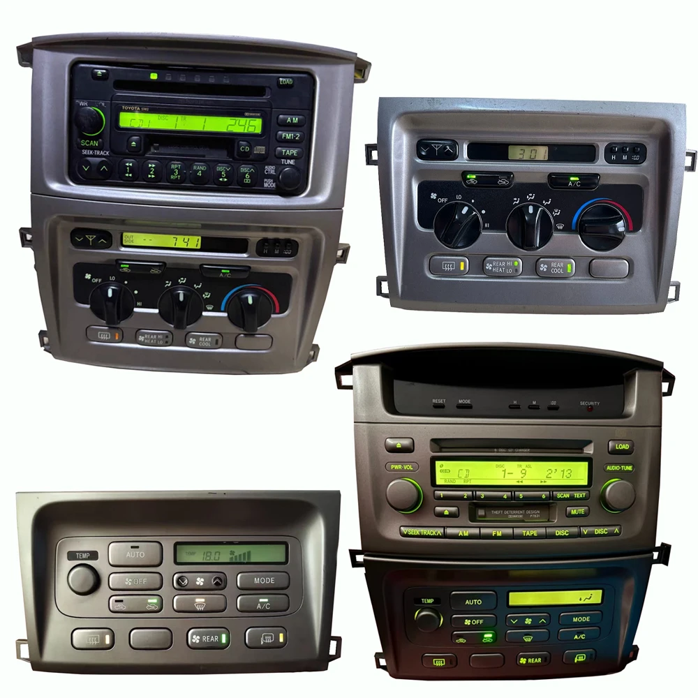 Dashboard Centrol Air Conditioning Control Panel 55900-6A040 For Toyota Land Cruiser 4500 4700 HDJ100