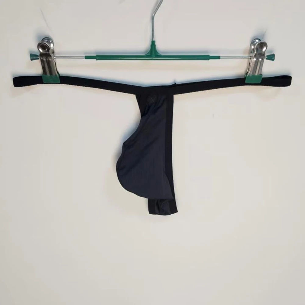 

Мужские трусы-танга с низкой посадкой, удобные, с тонкими бретелями, с анатомическим мешочком, бикини-стринги, простые однотонные тонг-стринги