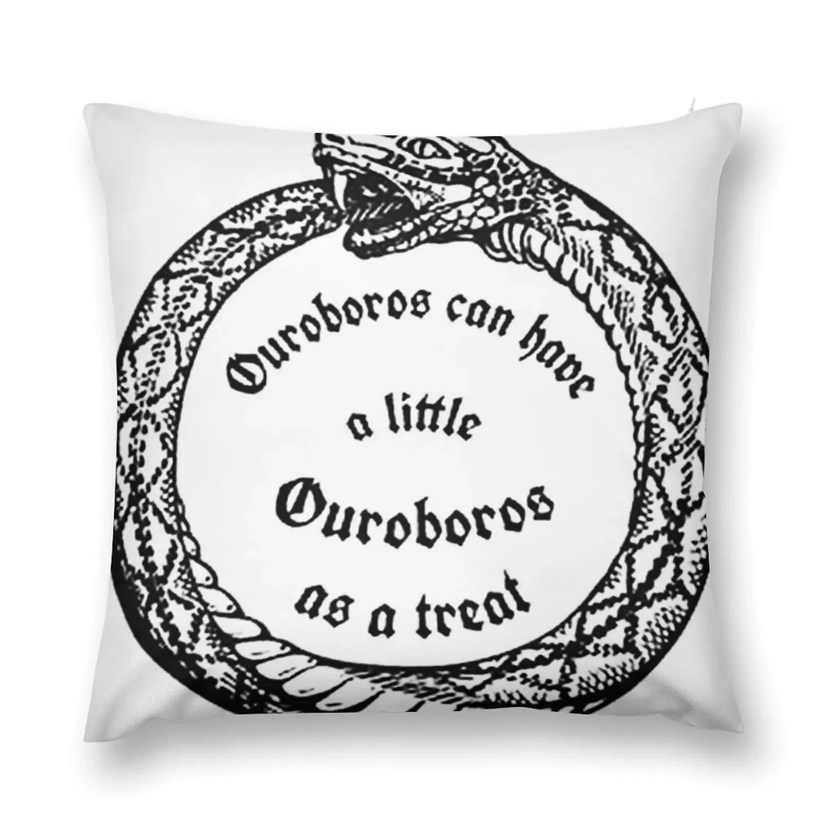 

ouroboros can have a little ouroboros as a treat Throw Pillow Ornamental Pillow Rectangular Cushion Cover pillow