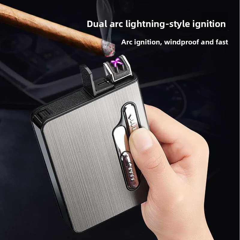 

Зажигалка B03 Double Arc Lighter Aquatic в пластиковом корпусе для сигарет, перезаряжаемая, для домашнего декора и аксессуаров