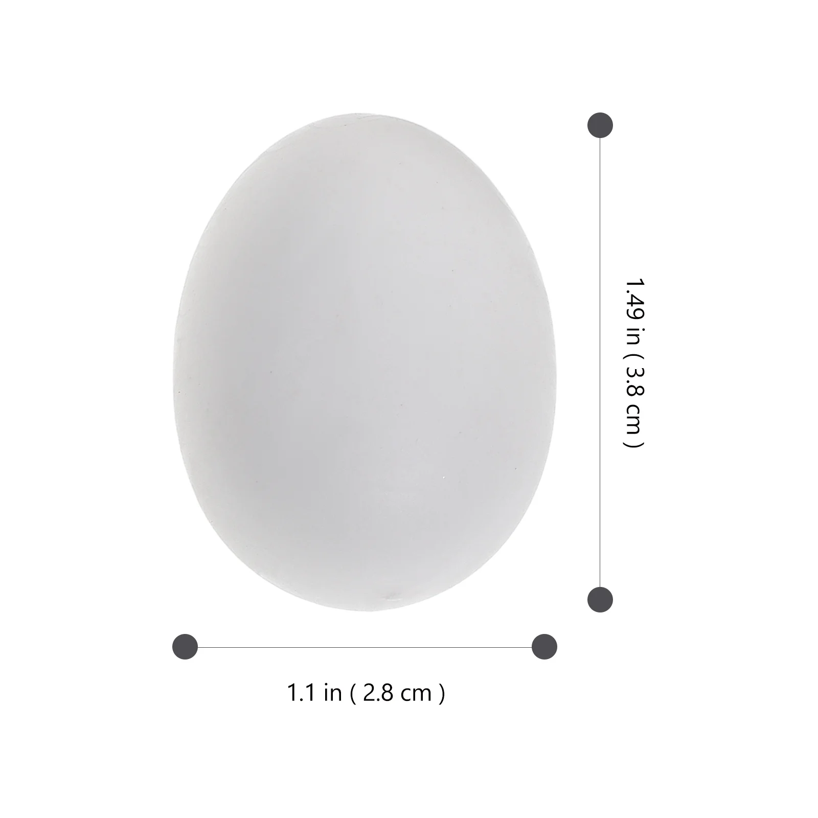

20Pcs Simulation Pigeon Eggs Sturdy Plastic Fake Eggs Lightweight Decorative Bird Supplies Plastic Pigeon Egg Egg Prop