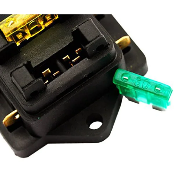 

Fuse Holder Box Block Car Automotive Circuit Splash Proof 12 24V Terminal Fuse Block Holder Kit Car