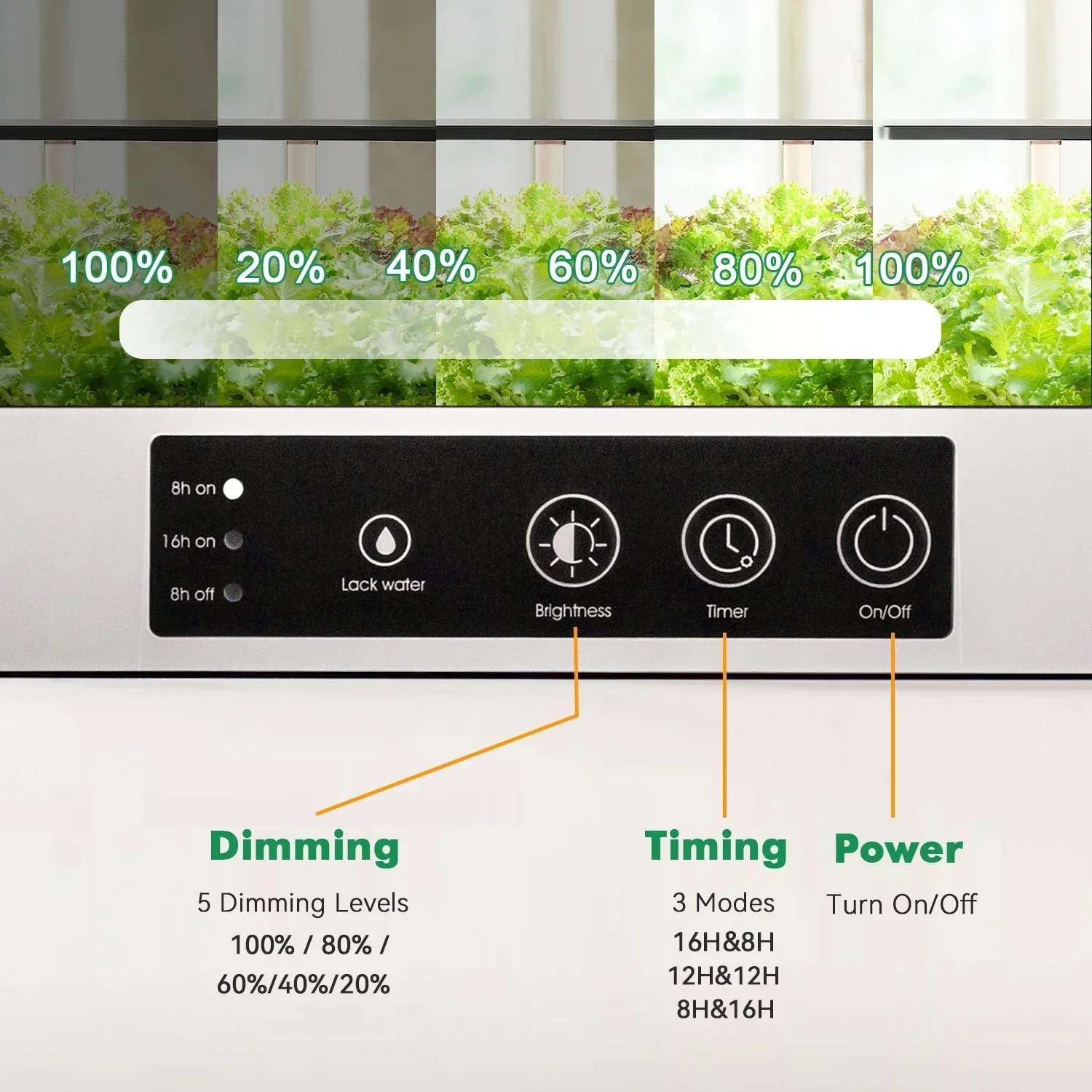 OEM Customized smart garden indoor herb garden planters hydroponic growing systems kitchen smart planter pot