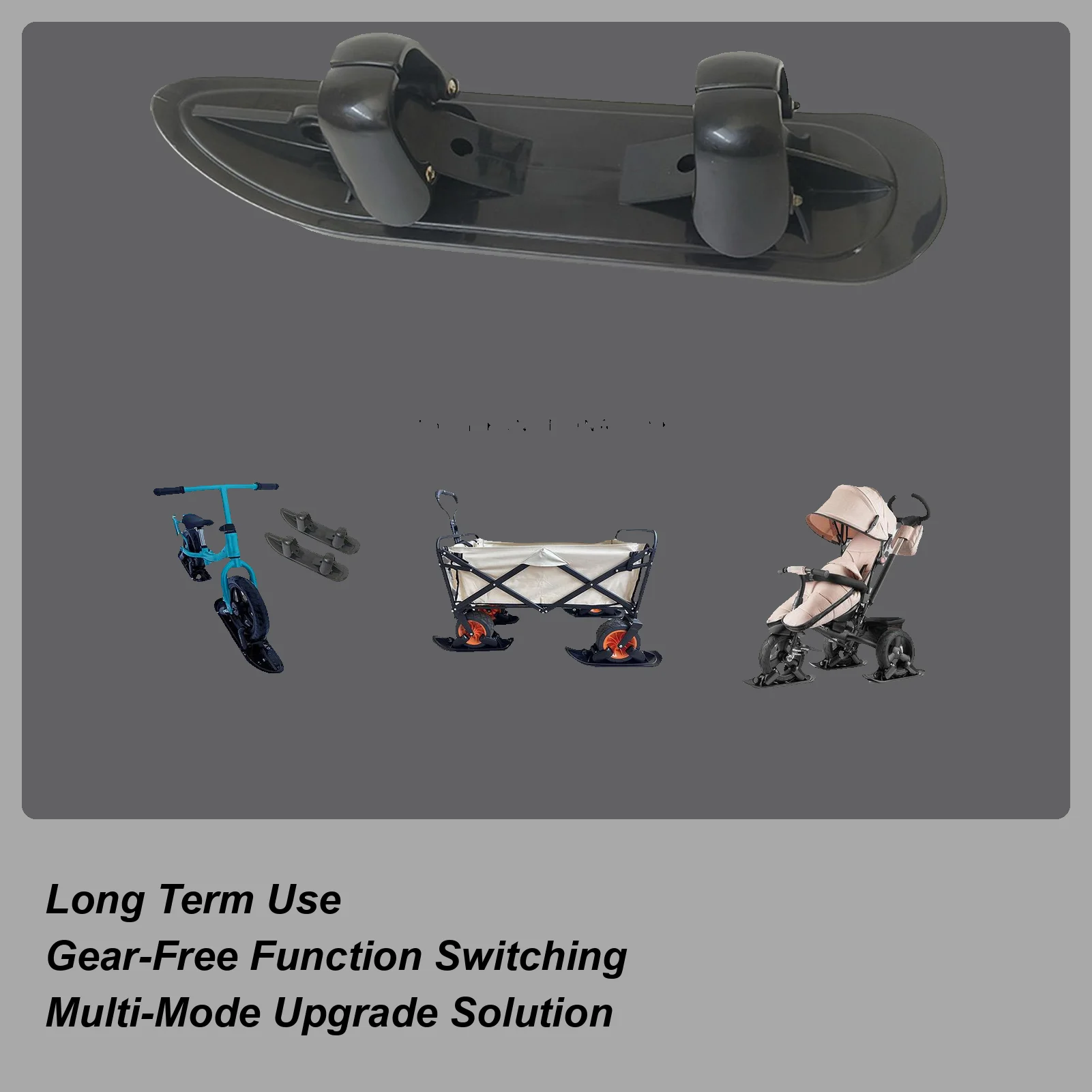 

Снежные лыжи для коляски, детский снег, лыжный скутер, сани, доска, планер, лыжное крепление для родителей, спорт, кемпинг, бег