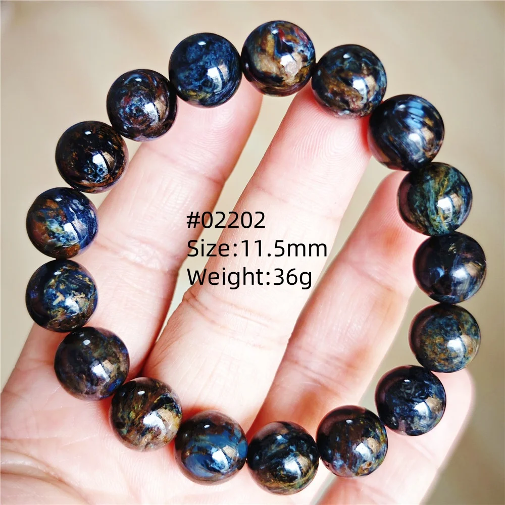 

Натуральный Синий Питерсит Круглые Бусины Браслет Ювелирные Изделия 12,5 мм Огненный Питерсит Намибия Огненный Питерсит Редкие Каменные Бусины AAAAAA
