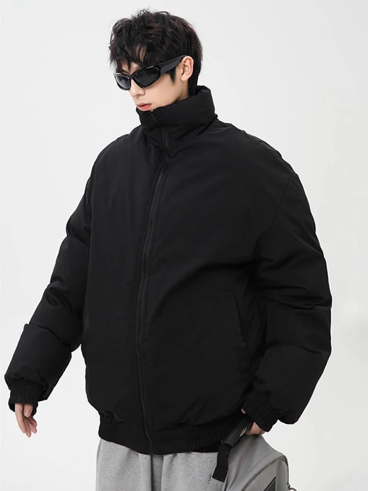 

Мужская утепленная куртка Bla ort из хлопка и пуха, осенне-зимняя, теплая, в американском стиле, с комбинированными материалами, повседневная.