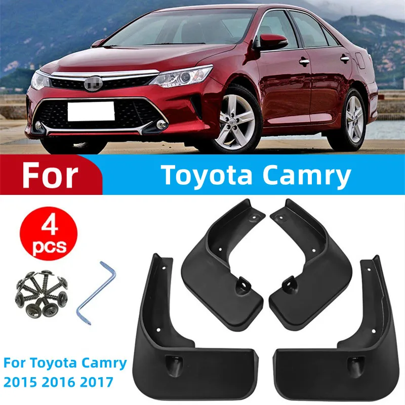 

4pcs Mudguard For Toyota Camry 2015 2016 2017 Mud Flaps Wheel Car Fenders Front Rear Accessories Set Splash Guards Mudflaps