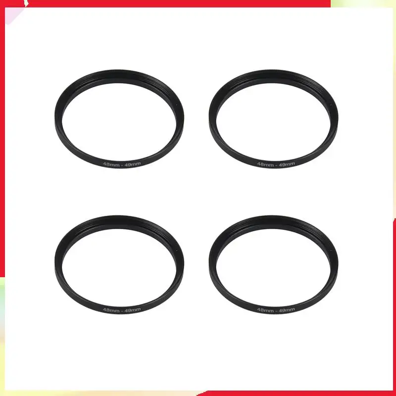 

B18B 4 шт. от 48 до 49 мм, объектив с фильтром для камеры, 48–49 мм, повышающий кольцевой адаптер