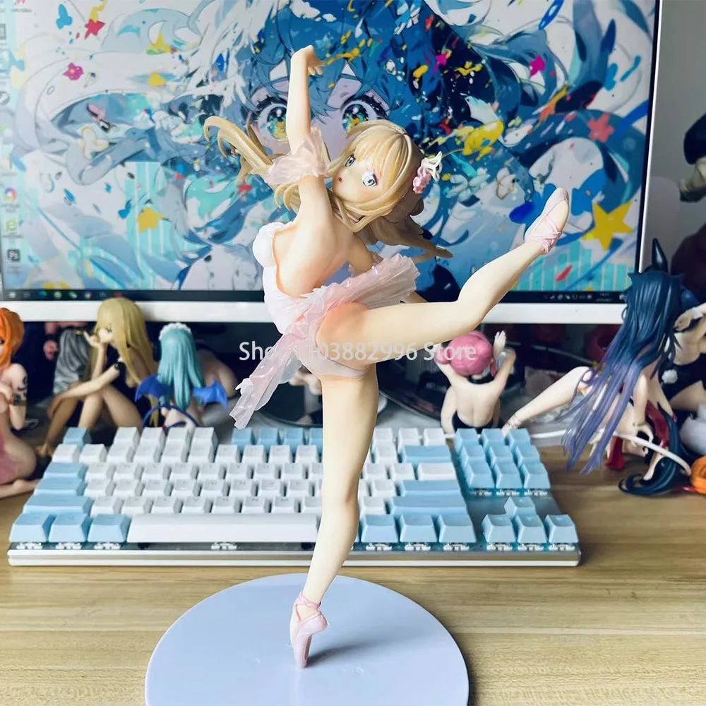 30cm weiche Brust japanische Anime Mädchen Figur Ballett Mädchen 1/6 Action figur Sammlung Modell Spielzeug Desktop-Dekoration