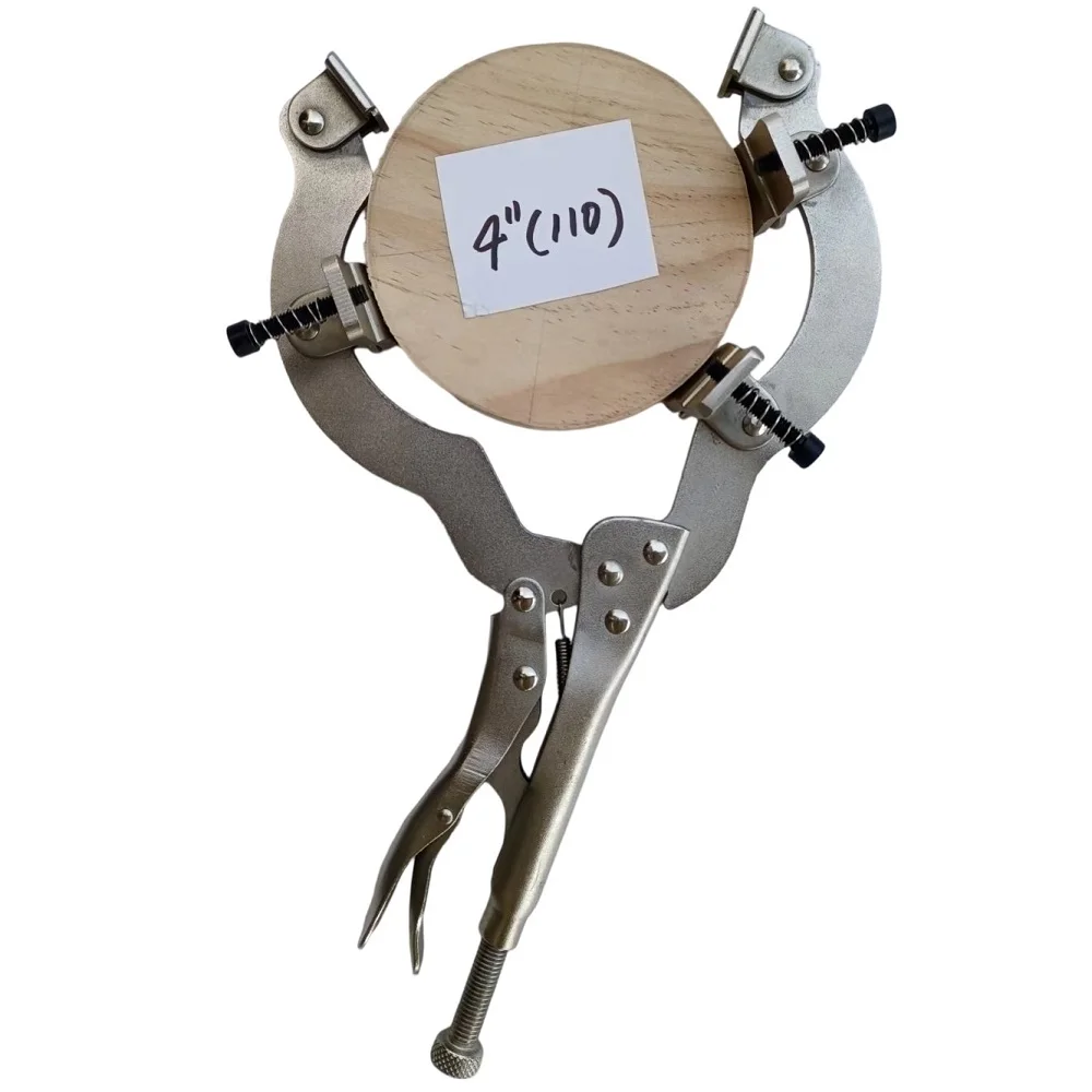 13-Inch New Model Tri-Lock Pipe Clamp for Welding and Woodworking Adjustable Fastening Tool with Alignment Screws