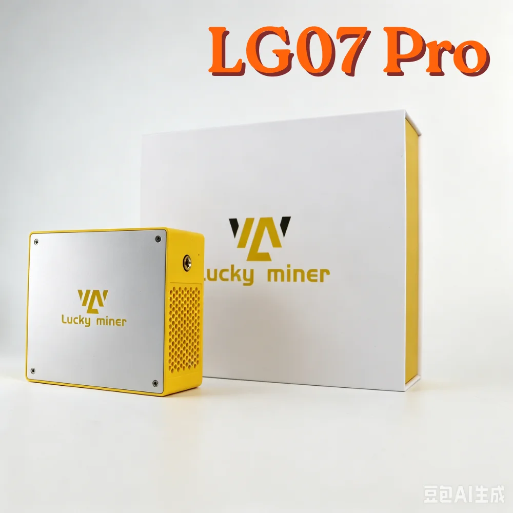 Lucky Miner LG07 Pro 120MH/s Scrypt ASIC Miner, 30W Low Power Silent LTC DOGE Merge Mining, 2.4G WiFi Solo Lottery Crypto Miner