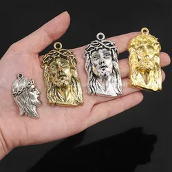 Religious Gold Plated Thorns Crown Jesus Pendant Jewelry Accessories Vintage Thorns Jesus Fashion Vintage Wholesale Items