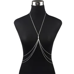 New Women Multi-layer Alloy Electroplating Body Chain Fashion Classic All-in-one Chain Body Chain BD7019