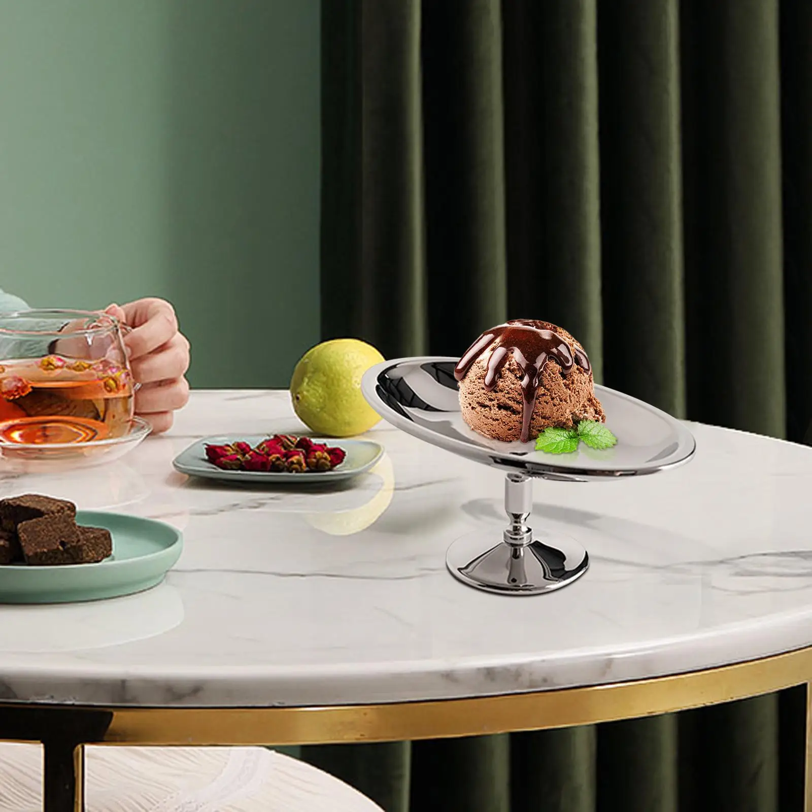 Чашка для мороженого, домашний декор, посуда диаметром 6,3 дюйма, многофункциональная миска для десерта