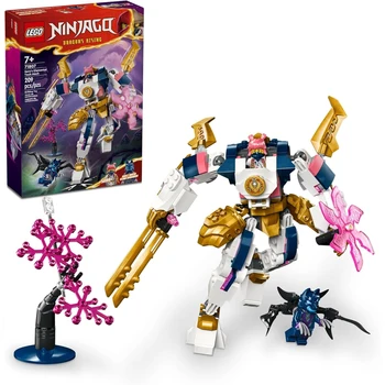 ToylinX 미니 빌딩 블록, 밀크티 샵, 패스트 푸드 레스토랑, 카페 샵 빌딩 블록 키트, 어린이용 크리스마스 선물, 103 개 Best5 9 레고 Ninjago-71807 소라의 기술 요소 메카 빌딩 장난감 세트, 방 장식
