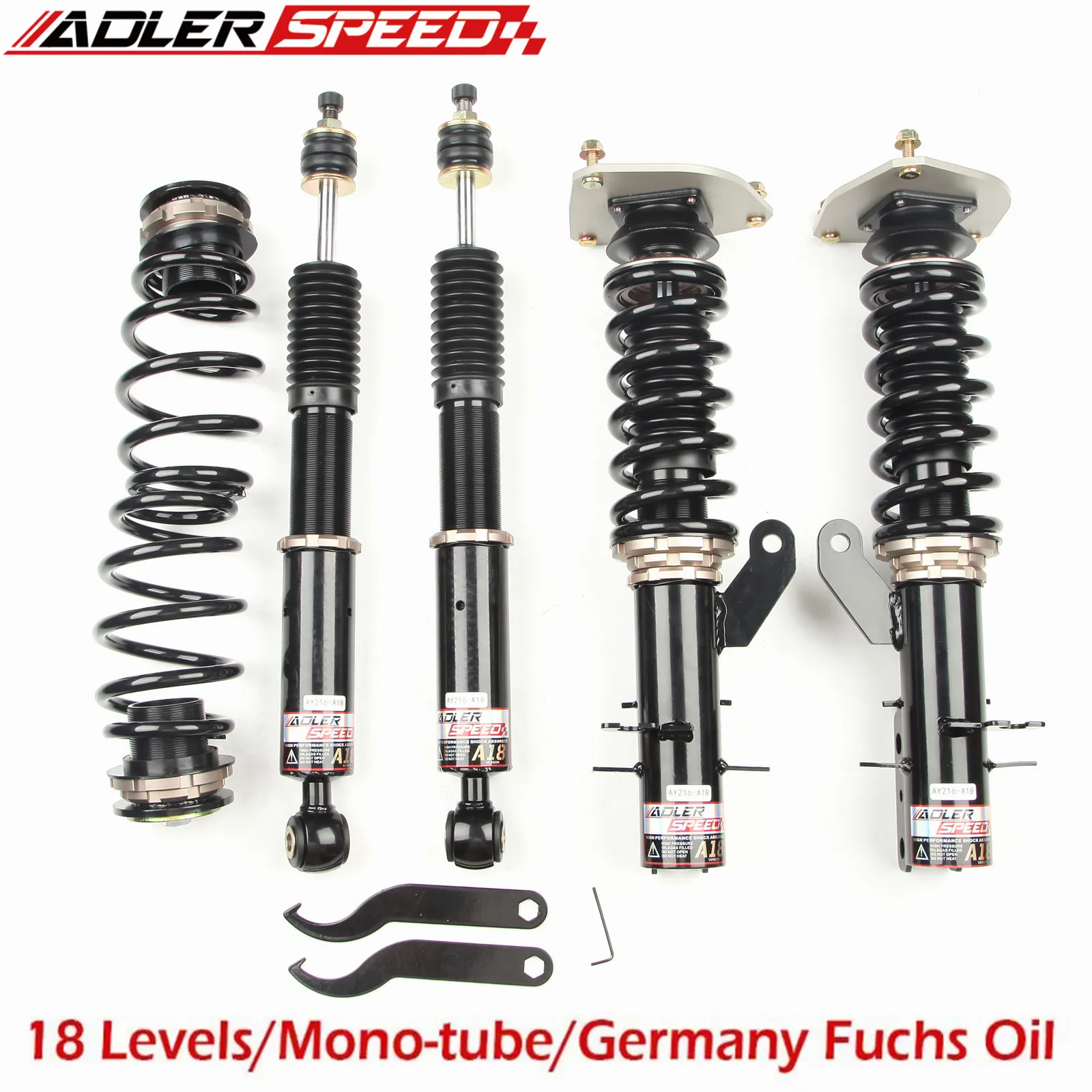 ADLERSPEED 18 Way Damping Coilovers Suspension Kit For Nissan Versa Sedan B17 07-11