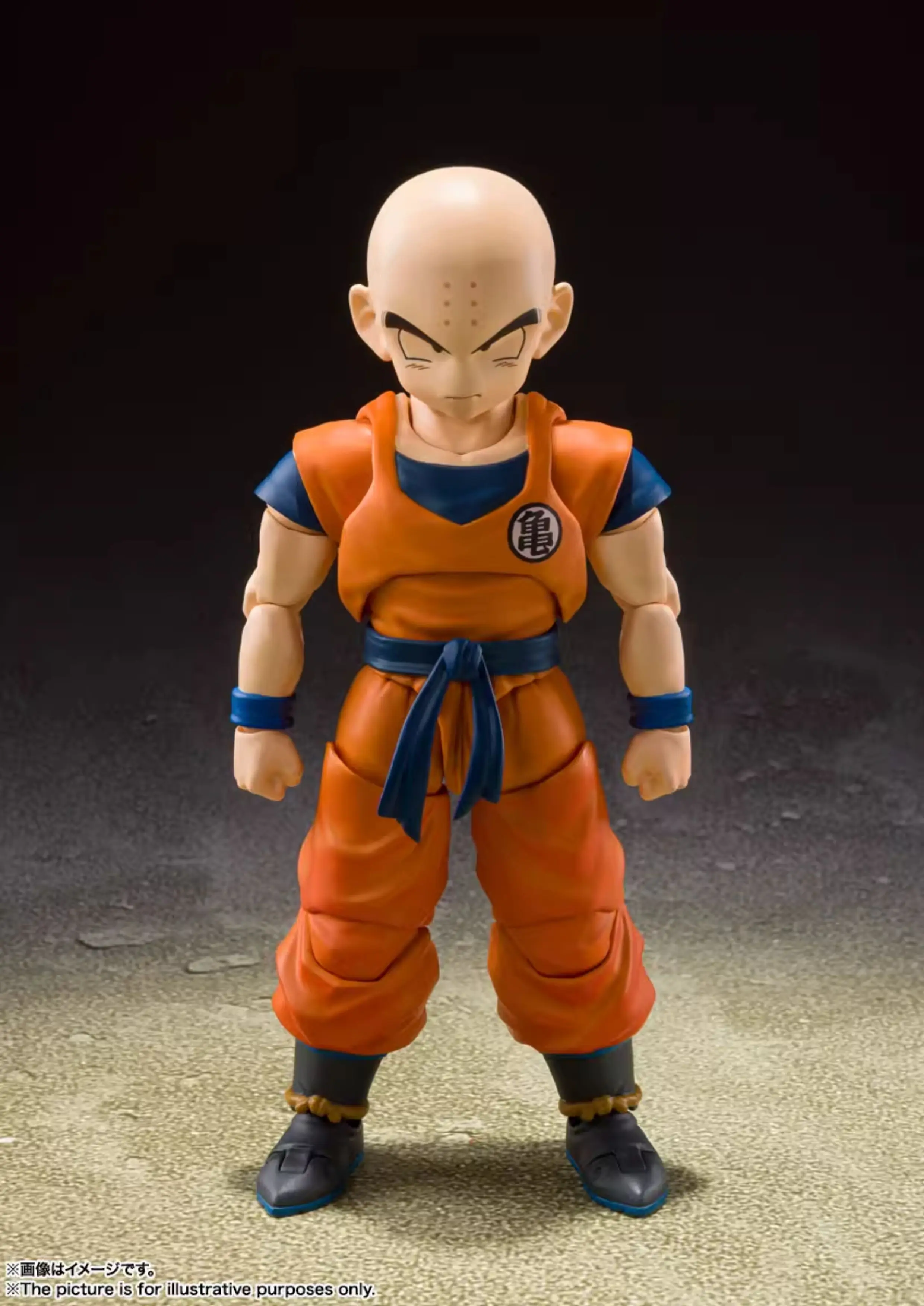 

Original Bandai Dragon Ball Sh Figuarts Shf Krillin Action Figures Earth's Strongest Man Anime Model Toys Second Edition