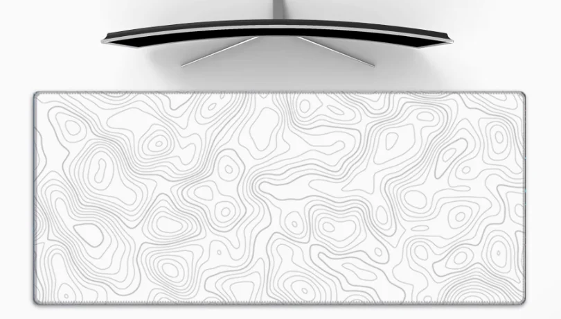 

Natural Rubber Pad White Kawaii Gaming Desk Mat Anime Mouse Mats on The Table Mouse Carpet Mousepad Gamer Table Mat Rug Keyboard