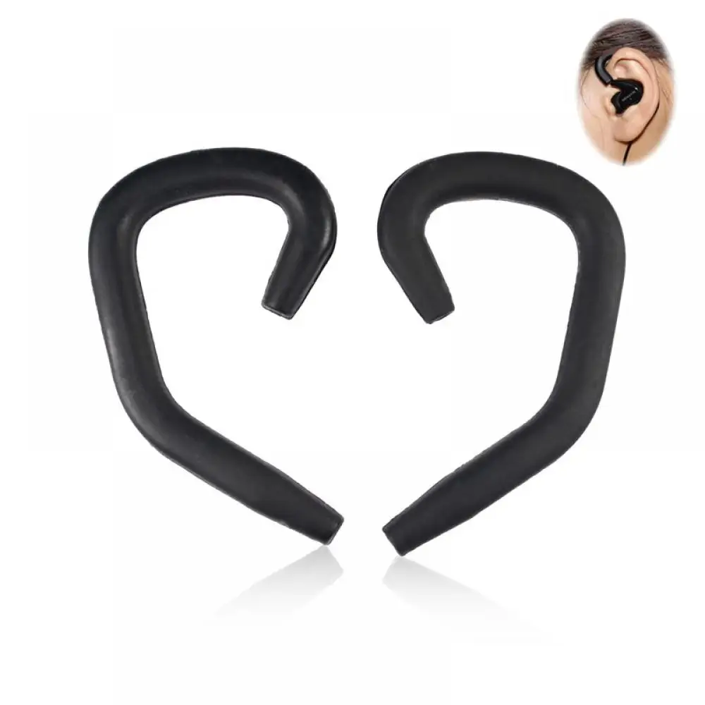 Bluetooth Earphones Transparent Soft Silicone Ear Hook Loop Clip Headset Earphone Hook For Sports Running Earphone Accessories