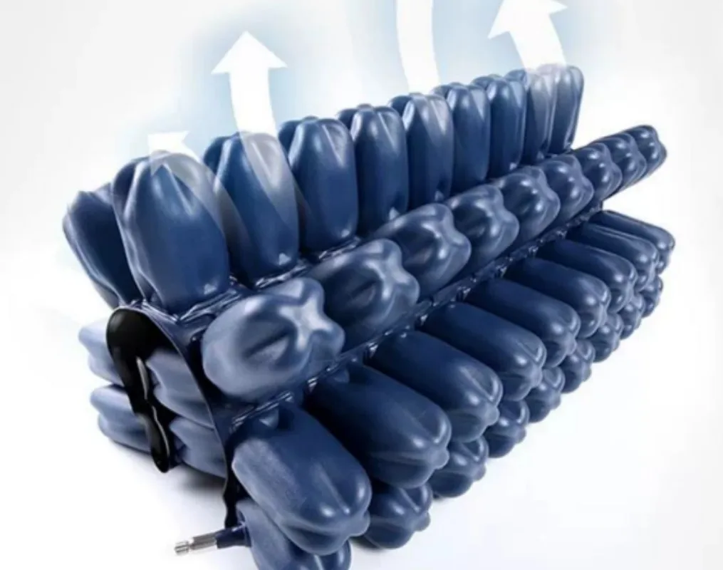 Medical Inflatable Air Cell Wheelchair Seat Cushion 41x41x8 Cm Size for Enhanced Comfort And Support