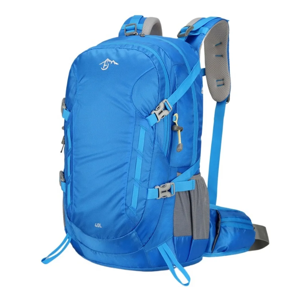 40L Mountaineering Backpack Multi-Color Large Capacity Sports Knapsack Stitching Wear-Resistant Hiking Backpacks Outdoor Sports