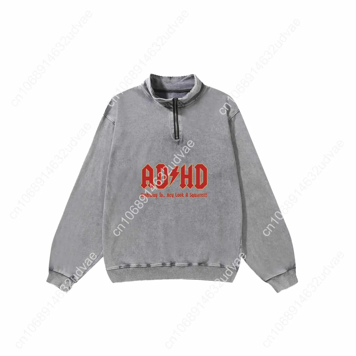 Go All Out Adult ADHD Highway to Hey Look A Squirrel Funny Music Retro Sweatshirt Man Woman Teenager Vintage Sleeved Tshirt