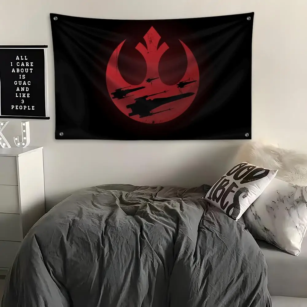 G-Galactic E-Empire Rebel Flags, individuelle Flaggen für Camping, Outdoor, Garten, Zimmer, Schlafzimmer, Dekoration, Party-Hintergründe, Wandkunst, Familiengeschenke – Detail 13