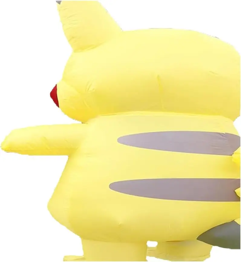 

Желтый надувной костюм-маскот для взрослых, наряд для Хэллоуина для мужчин и женщин