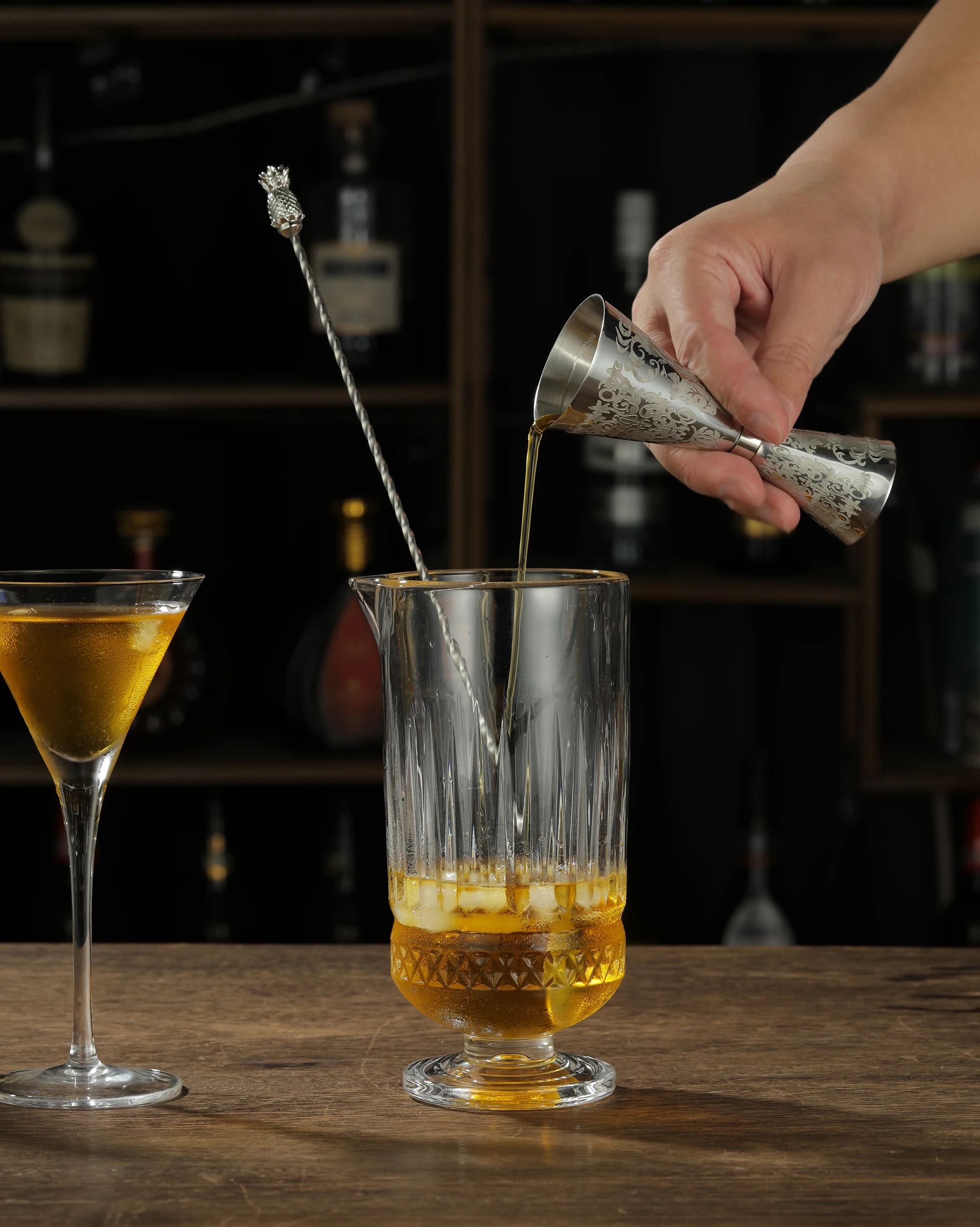Double Cocktail Jigger Bar Cocktail Measuring Jigger Liquor Measuring Cup Martini Measuring Tool Bar