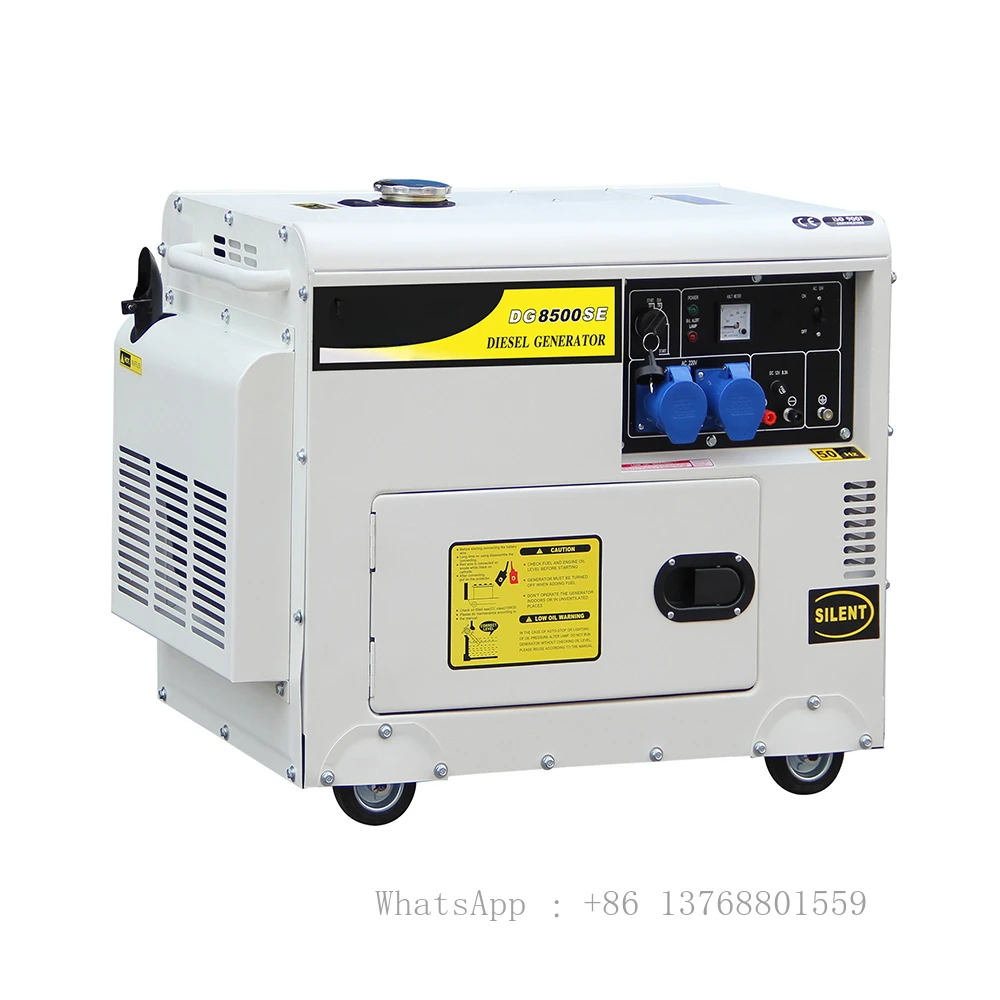 Best Price 6KW Single Phase Silent Electric Generator