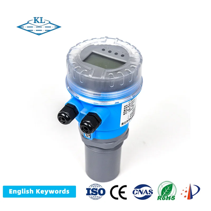 Non Contact Ultrasonic Level Meter for Storage Tank Silos Industrial Process Vessel Liquid Measurement