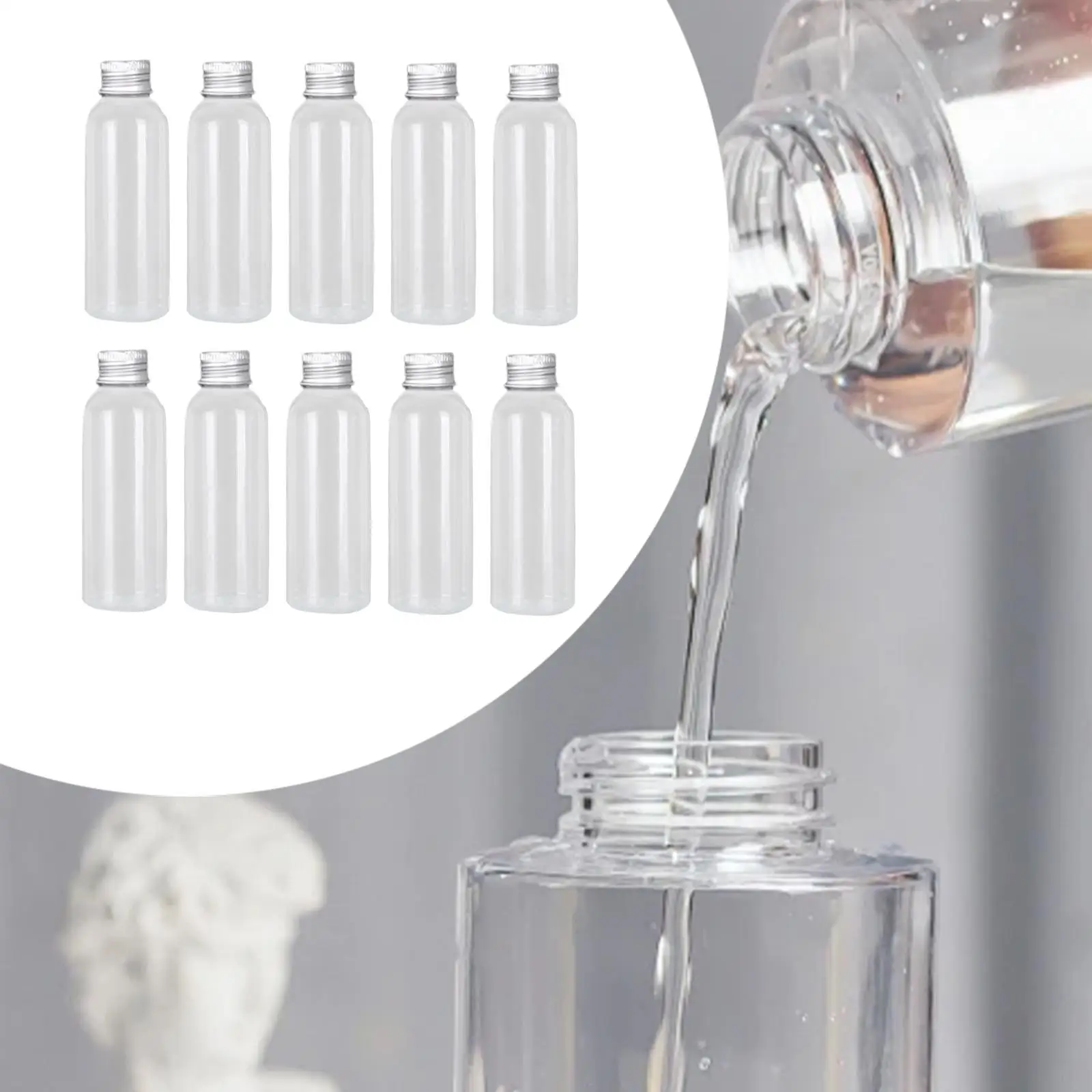 トイレタリー用ボトル サンプルボトル メイクアップサンプル容器 再利用可能