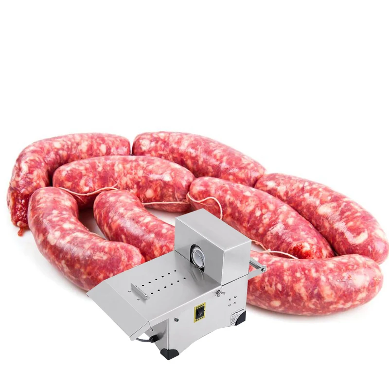 Electric Sausage Twisting Machine 220V Knotter Tying Commercial Household Salami Tools Hand Made Sausage Making Machine