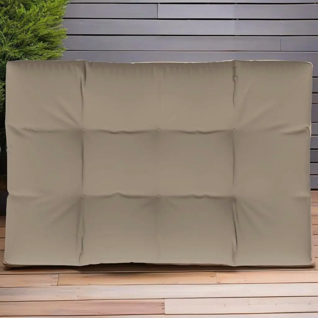 

Taupe Fabric Pallet Cushion 47.2x31.5x4.7 | Comfortable Soft Seat Pad