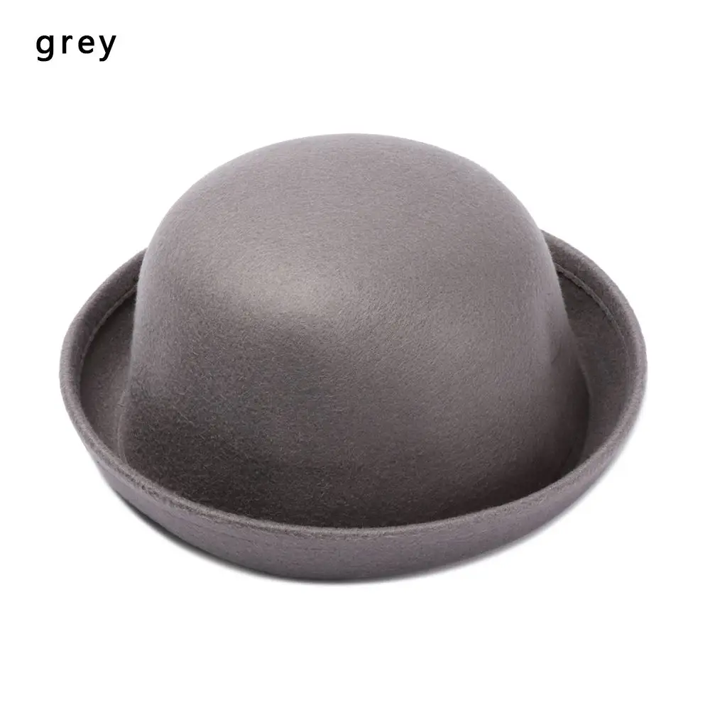 Gorro de fieltro vintage para mujer, estilo bohemio, no se deforma, tipo fedora/bolero