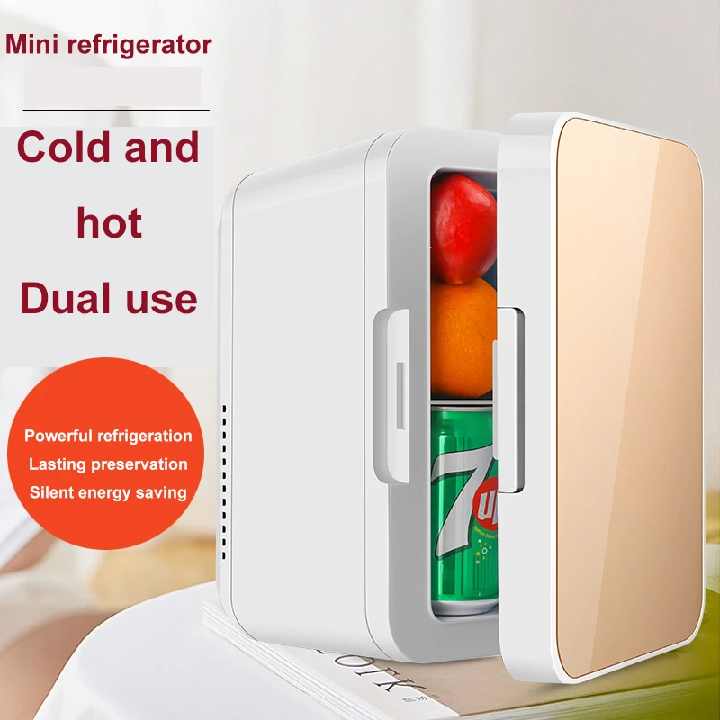 

Vertical Portable Refrigerator Mini Makeup Fridge Small Cooler Warmer 8L For Cosmetics Skincare Car Caravan Camping Boating Bar