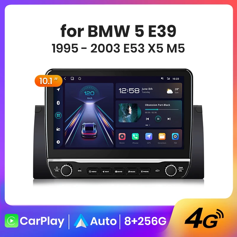 AWESAFE PX9 Wireless CarPlay Autoradio forBMW 5 E39 1995 - 2003 E53 X5 M5   Car Radio  Android Auto Car Intelligent Systems