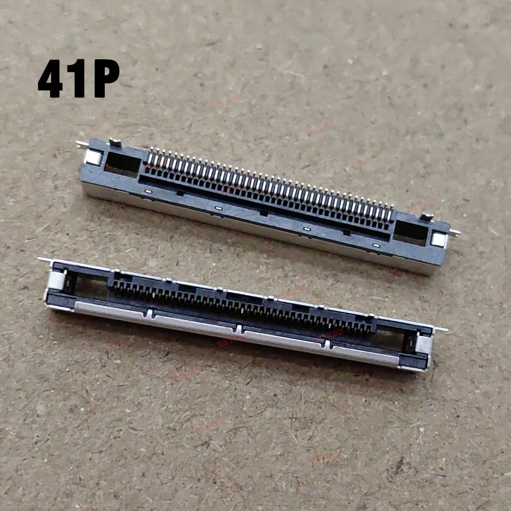 2-10pcs LVDS Cable Socket Connector 4K LCD TV Screen Cable Interface 0.5 Spacing 41Pin 51Pin VBO FPC I-PEX Connector