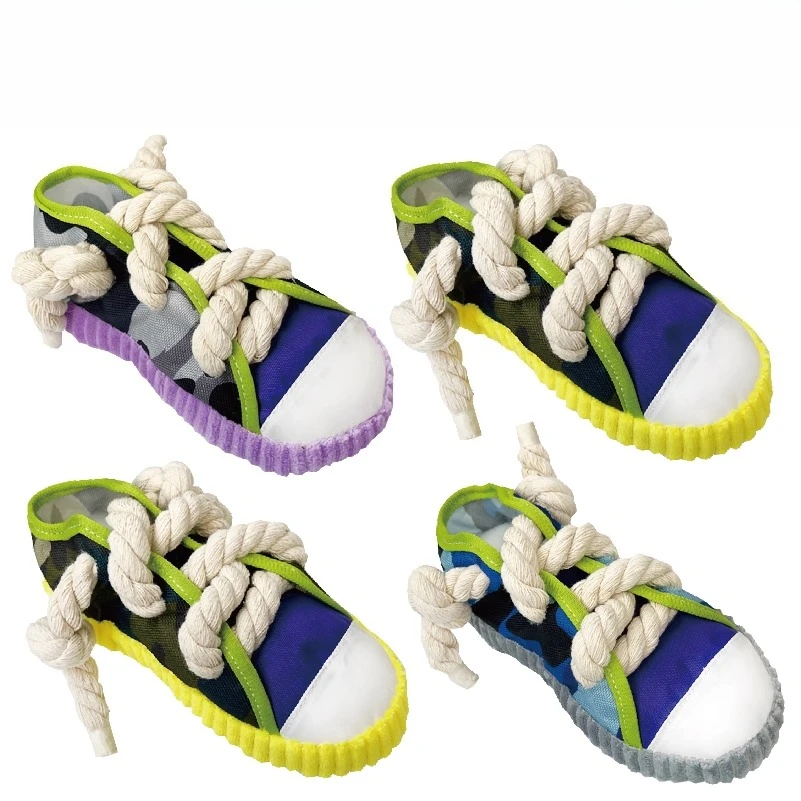 

Slippers Dogs Toys Training Pet Shoes Voice Toys Teeth Cleaning Molar Toys Pet Bite Toy Puppy Accessories