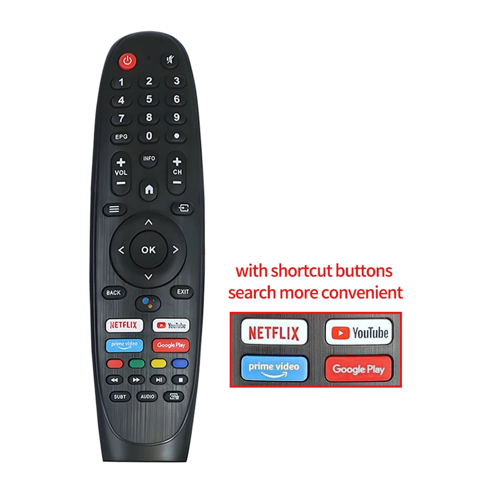 New EC40V2FA EC32V2HA Remote Control Compatible with JVC RM-C3408E Android Smart TV No voice function