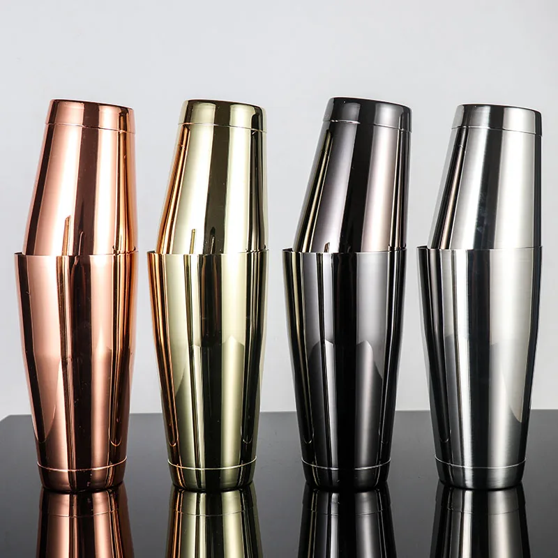 Bar Boston Shaker Stainless Steel Cocktail Shaker Japanese Style Professional Bartender Cocktail Shaker Bar Tools