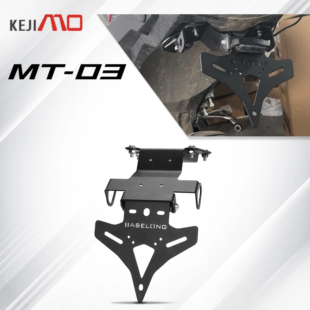 

FOR YAMAHA YZFR3 YZF R3 R25 2014-2026 Motorcycle Tail Tidy Fender Eliminator MT-03 MT-25 Rear License Plate Holder Bracket Kit