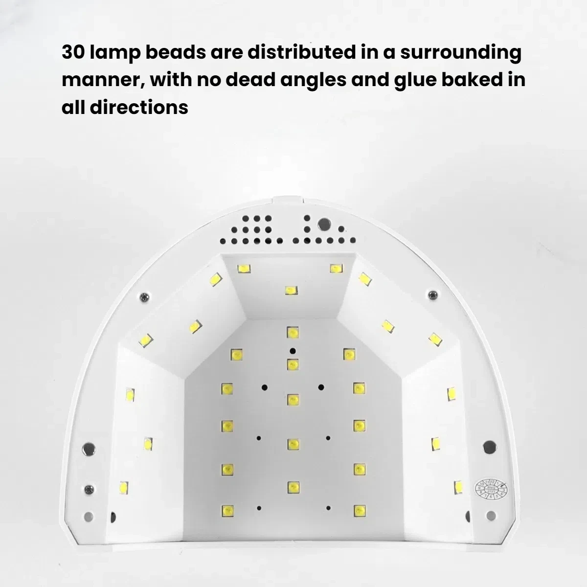 48W/24W UV LED Nail Lamp Professional Gel Polish Dryer with 3-Gear Timer Magnetic Base Portable Smart Design