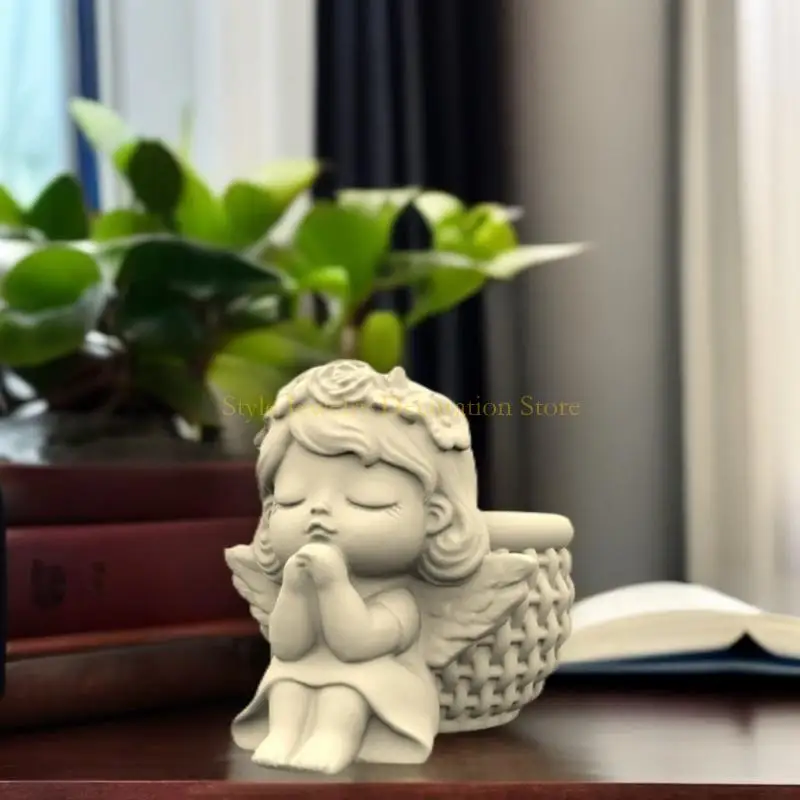 d46e diy زهرة وعاء القلم حامل الراتنج قوالب الحرف الزهر