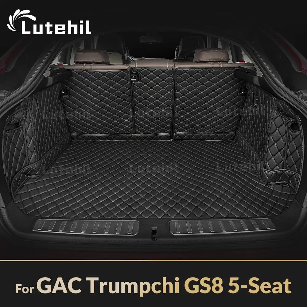 

Для GAC Trumpchi GS8 5-Seat 2020 2025 авто полное покрытие коврик для багажника автомобильный защитный коврик грузовой подкладки аксессуары для интерьера